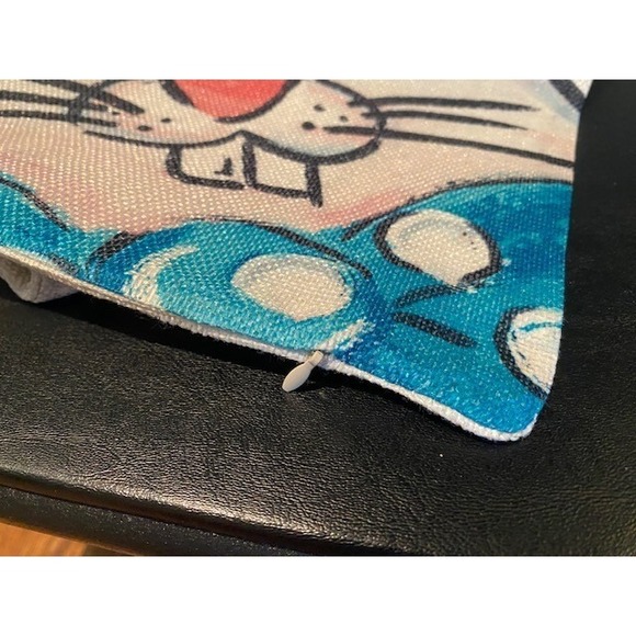 Easter Pillow Throw Covers Set of 4 Holiday Decor Bunny Rabbit - Picture 6 of 7